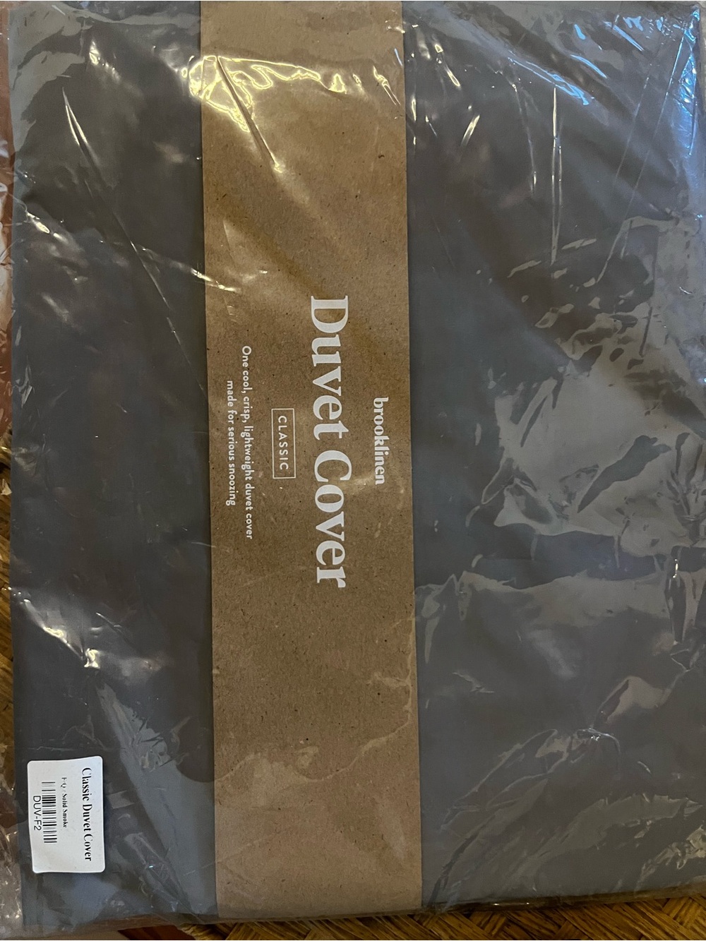 Brooklinen Classic Duvet Cover - Charcoal